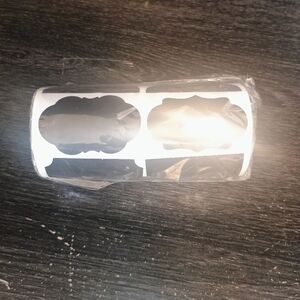 Premium Black and White Label Roll Chalkboard Stickers New